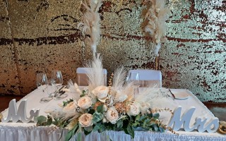 Hochzeitsdekoration bei Boho-Wedding (Foto 13)