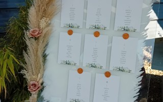 Hochzeitsdekoration bei Boho-Wedding (Foto 17)