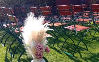 Hochzeitsdekoration bei Boho-Wedding (Foto 16)