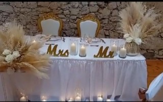 Hochzeitsdekoration bei Boho-Wedding (Foto 12)