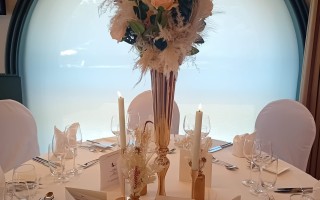 Hochzeitsdekoration bei Boho-Wedding (Foto 15)