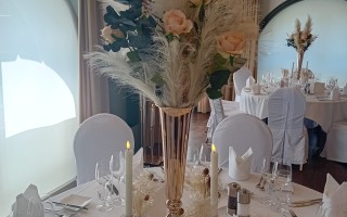 Hochzeitsdekoration bei Boho-Wedding (Foto 14)