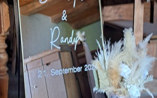 Hochzeitsdekoration bei Boho-Wedding (Foto 22)