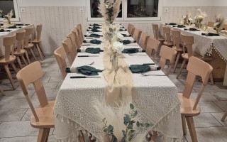 Hochzeitsdekoration bei Boho-Wedding (Foto 6)