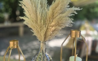 Hochzeitsdekoration bei Boho-Wedding (Foto 2)