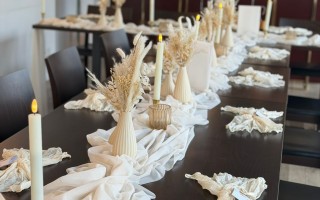 Hochzeitsdekoration bei Boho-Wedding (Foto 9)